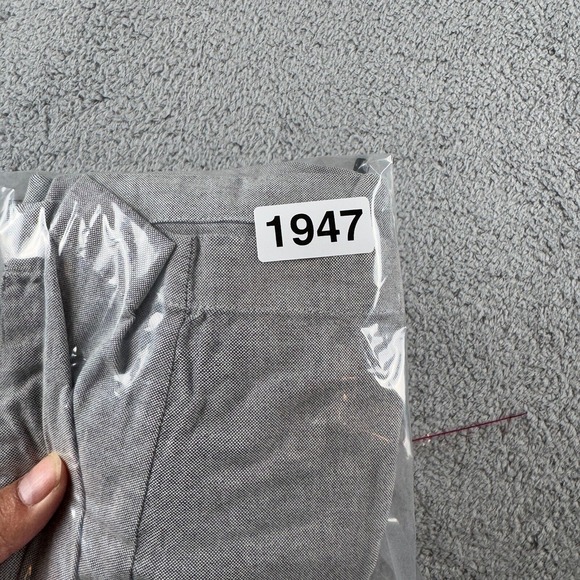 Lululemon Commission Shorts Mens 34 Qwick Oxford Relaxed Chino 11" Inseam Gray - Picture 8 of 9